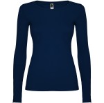 Longsleeve EXTREME WOMAN granatowy - bawełniany damski