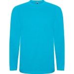 Longsleeve EXTREME turkusowy - bawełniany męski