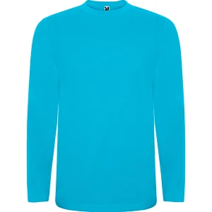 Longsleeve EXTREME turkusowy - bawełniany męski