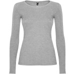 Longsleeve EXTREME WOMAN szary - bawełniany damski 