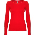 Longsleeve EXTREME WOMAN czerwony - bawełniany damski 