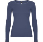 Longsleeve EXTREME WOMAN niebieski dżinsowy - bawełniany damski
