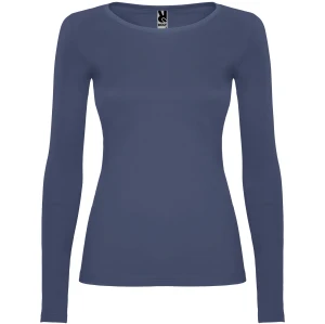 Longsleeve EXTREME WOMAN niebieski dżinsowy - bawełniany damski