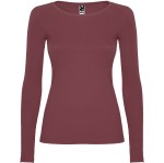 Longsleeve EXTREME WOMAN jagodowy - bawełniany damski