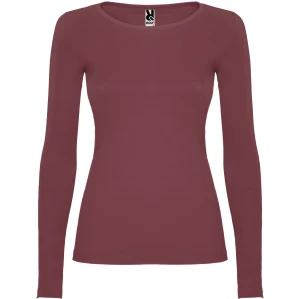 Longsleeve EXTREME WOMAN jagodowy - bawełniany damski