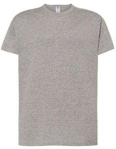 Koszulka TSRA 150 grey melange - bawełniana męska 