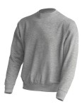 Bluza SWEATSHIRT 290 grey melange - klasyczna unisex