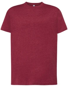 Koszulka TSRA 150 burgundy heather - bawełniana męska