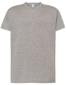 Koszulka TSRA 170 grey melange - bawełniana męska 