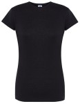 Koszulka REGULAR COMFORT black - bawełniana damska