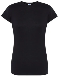 Koszulka REGULAR COMFORT black - bawełniana damska