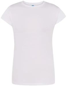 Koszulka REGULAR COMFORT white - bawełniana damska 