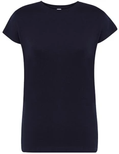 Koszulka REGULAR COMFORT navy - bawełniana damska