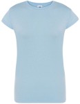 Koszulka REGULAR COMFORT sky blue - bawełniana damska