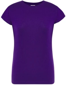 Koszulka REGULAR COMFORT purple - bawełniana damska