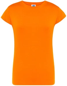 Koszulka REGULAR COMFORT orange - bawełniana damska