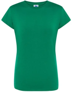 Koszulka REGULAR COMFORT kelly green  - bawełniana damska
