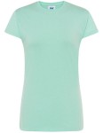 Koszulka REGULAR COMFORT mint green - bawełniana damska
