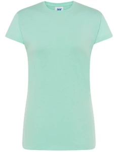 Koszulka REGULAR COMFORT mint green - bawełniana damska