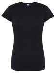 Koszulka REGULAR PREMIUM black - bawełniana damska