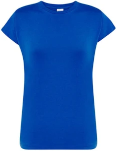 Koszulka REGULAR PREMIUM royal blue- bawełniana damska