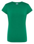 Koszulka REGULAR PREMIUM kelly green - bawełniana damska 