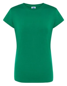 Koszulka REGULAR PREMIUM kelly green - bawełniana damska 