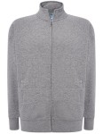  Bluza FULL ZIP grey melange - rozpinana męska