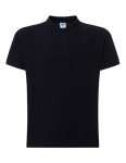 Koszulka POLO PORA 210 black - bawełniana męska 