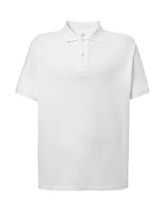 Koszulka POLO PORA 210 white - bawełniana męska