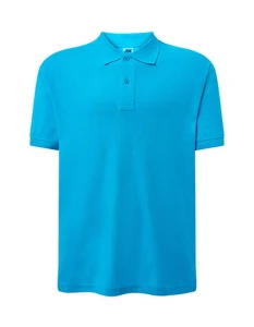 Koszulka POLO PORA 210 turquoise - bawełniana męska