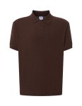 Koszulka POLO PORA 210 chocolate - bawełniana męska 