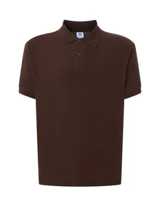 Koszulka POLO PORA 210 chocolate - bawełniana męska 