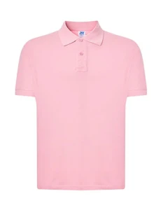 Koszulka POLO PORA 210 pink - bawełniana męska