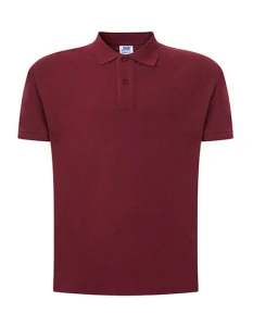 Koszulka POLO PORA 210 burgundy - bawełniana męska