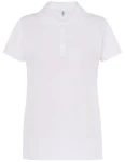 Koszulka POLO POPL 200 white - bawełniana damska