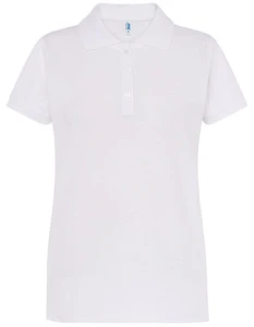 Koszulka POLO POPL 200 white - bawełniana damska