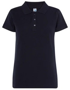 Koszulka POLO POPL 200 navy - bawełniana damska