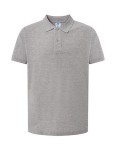 Koszulka POLO PORA 210 grey melange - bawełniana męska
