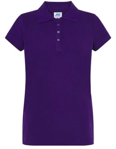 Koszulka POLO POPL 200 purple - bawełniana damska