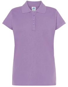 Koszulka POLO POPL 200 lavander - bawełniana damska