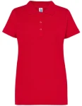 Koszulka POLO POPL 200 red - bawełniana damska