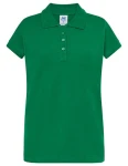 Koszulka POLO POPL 200 kelly green - bawełniana damska