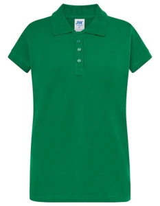 Koszulka POLO POPL 200 kelly green - bawełniana damska