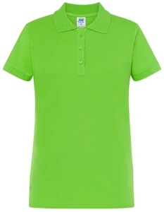 Koszulka POLO POPL 200 lime - bawełniana damska