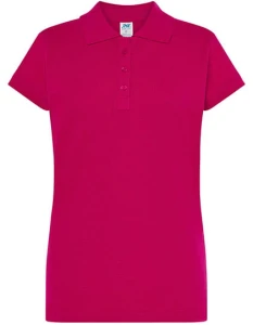 Koszulka POLO POPL 200 fucsia - bawełniana damska 