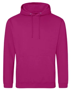 Bluza COLLEGE HOODIE festival fuchsia - kangurka męska