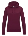 Bluza COLLEGE burgundy - kangurka damska 