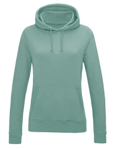 Women´s College Hoodie | Just Hoods dusty green - kangurka damska