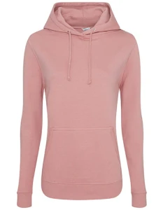 Women´s College Hoodie | Just Hoods dusty pink - kangurka damska